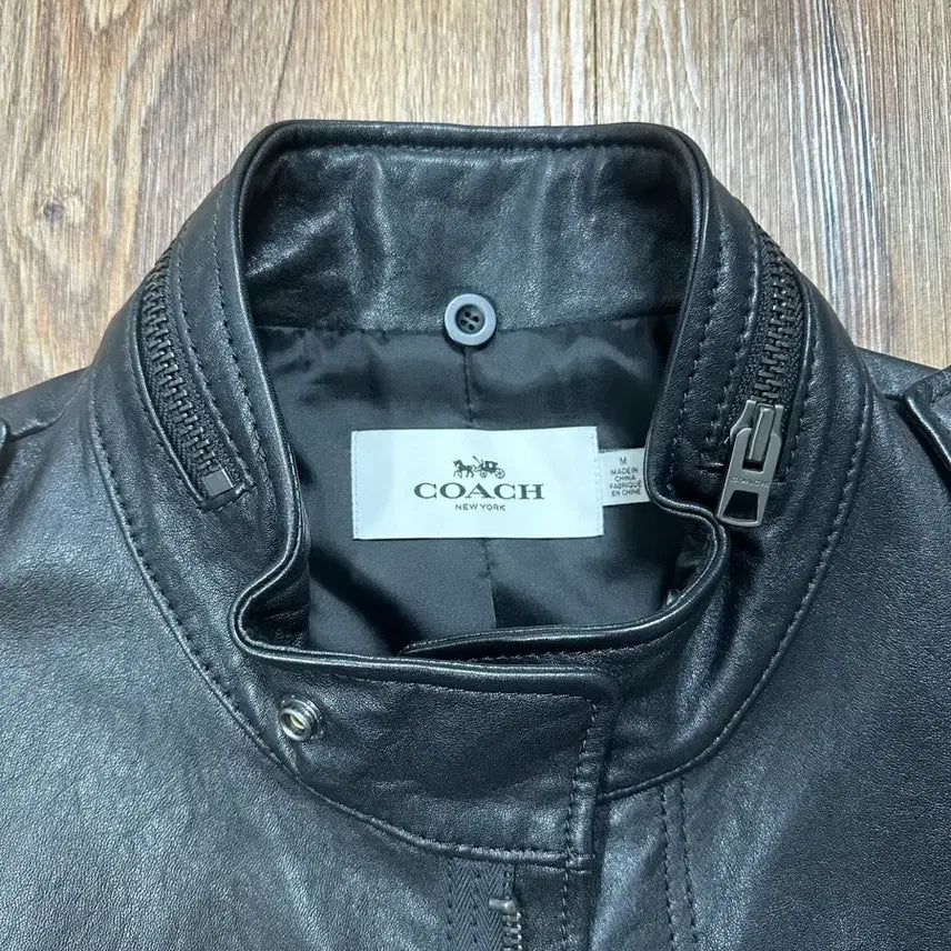 [BUNJANG] Coach F20998 Lambskin Leather Jacket / 코치 램스킨 레더자켓