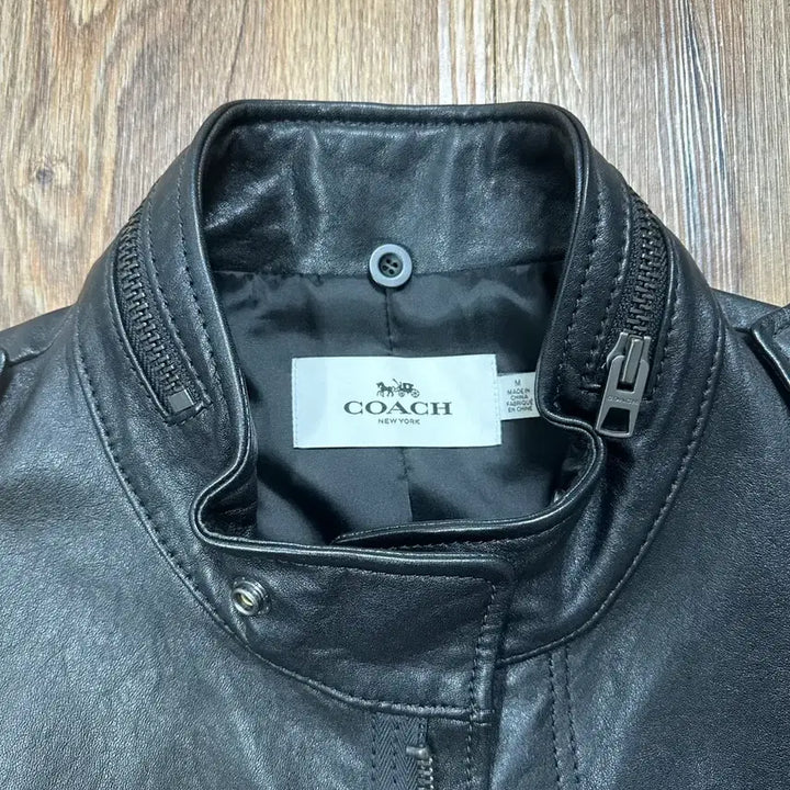 [BUNJANG] Coach F20998 Lambskin Leather Jacket / 코치 램스킨 레더자켓