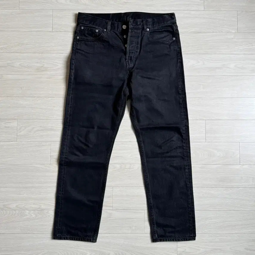 [BUNJANG] Arket Regular Crop Jeans (Black Denim) / 아르켓 레귤러 크롭 진 (흑청)