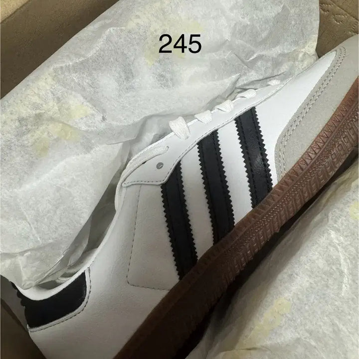 [BUNJANG] Adidas Samba Vegan White Sneakers / 아디다스 삼바 비건 화이트 245 새상품
