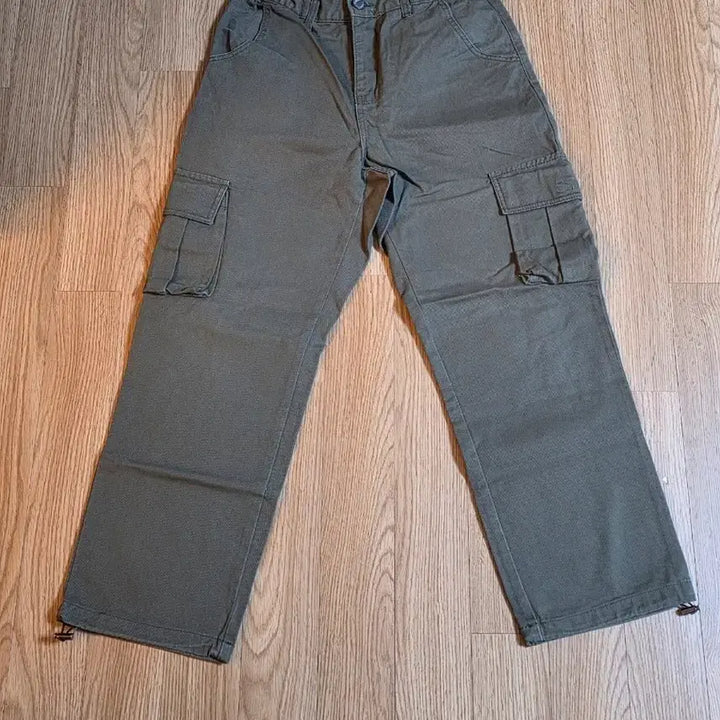 [BUNJANG] Jemut Youth Wide Cargo Pants Khaki (30) / 제멋 유스 와이드 카고팬츠 4종 카키 30사이즈