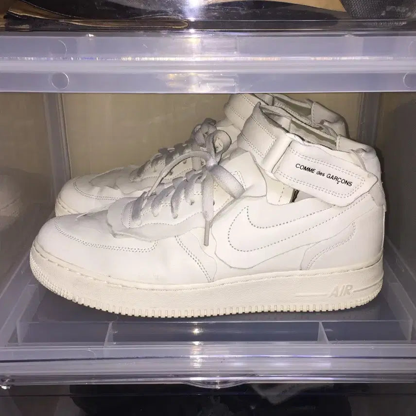 [SOLD OUT] [280] 꼼데가르송 옴므 플러스 나이키 에어포스1 화이트