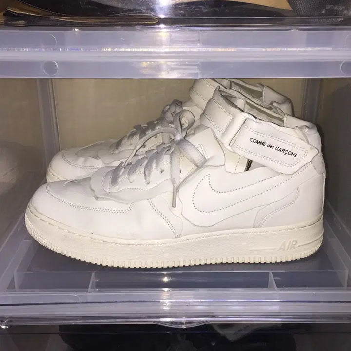 [SOLD OUT] [280] 꼼데가르송 옴므 플러스 나이키 에어포스1 화이트