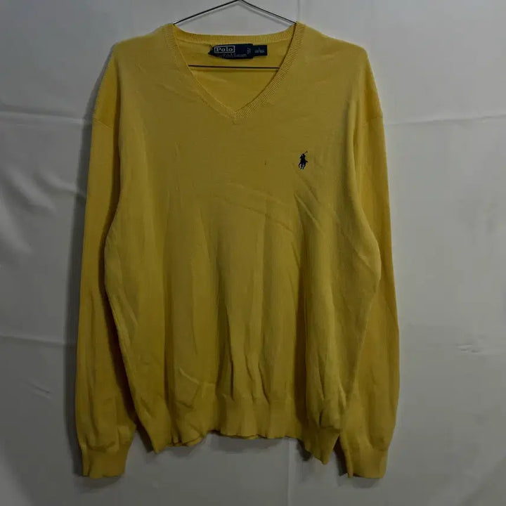 [BUNJANG] Polo Ralph Lauren V-Neck Knit Sweater / 폴로 랄프로렌 브이넥 니트