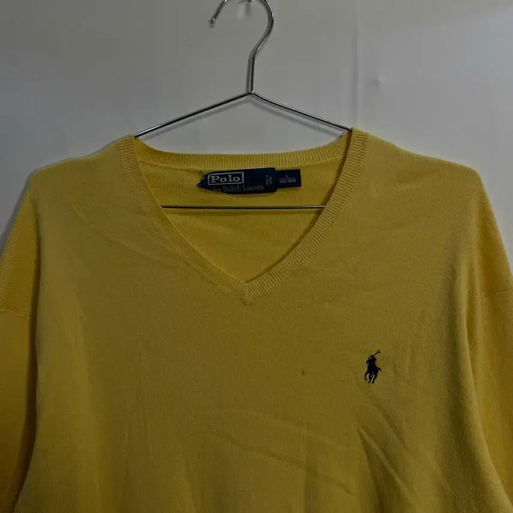 [BUNJANG] Polo Ralph Lauren V-Neck Knit Sweater / 폴로 랄프로렌 브이넥 니트