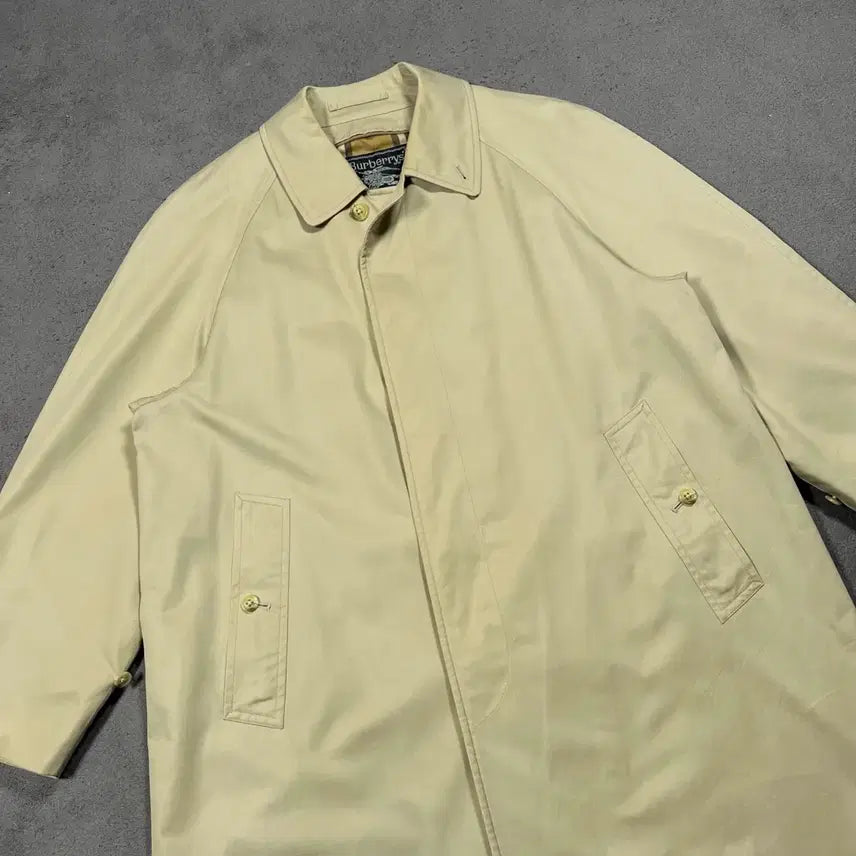 [BUNJANG] Burberry Balmacaan Cotton Coat Jacket / Burberry 버버리 발마칸 코트 자켓