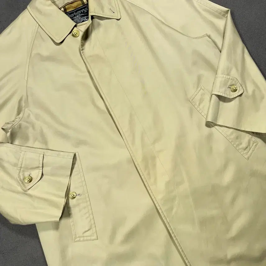 [BUNJANG] Burberry Balmacaan Cotton Coat Jacket / Burberry 버버리 발마칸 코트 자켓