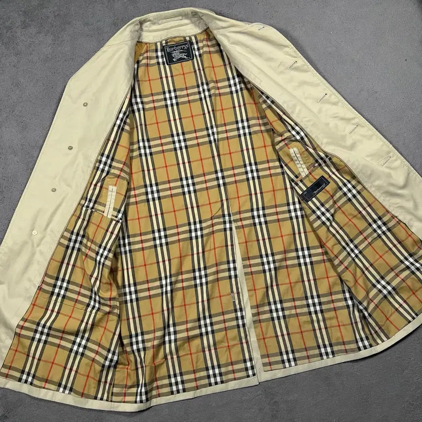 [BUNJANG] Burberry Balmacaan Cotton Coat Jacket / Burberry 버버리 발마칸 코트 자켓
