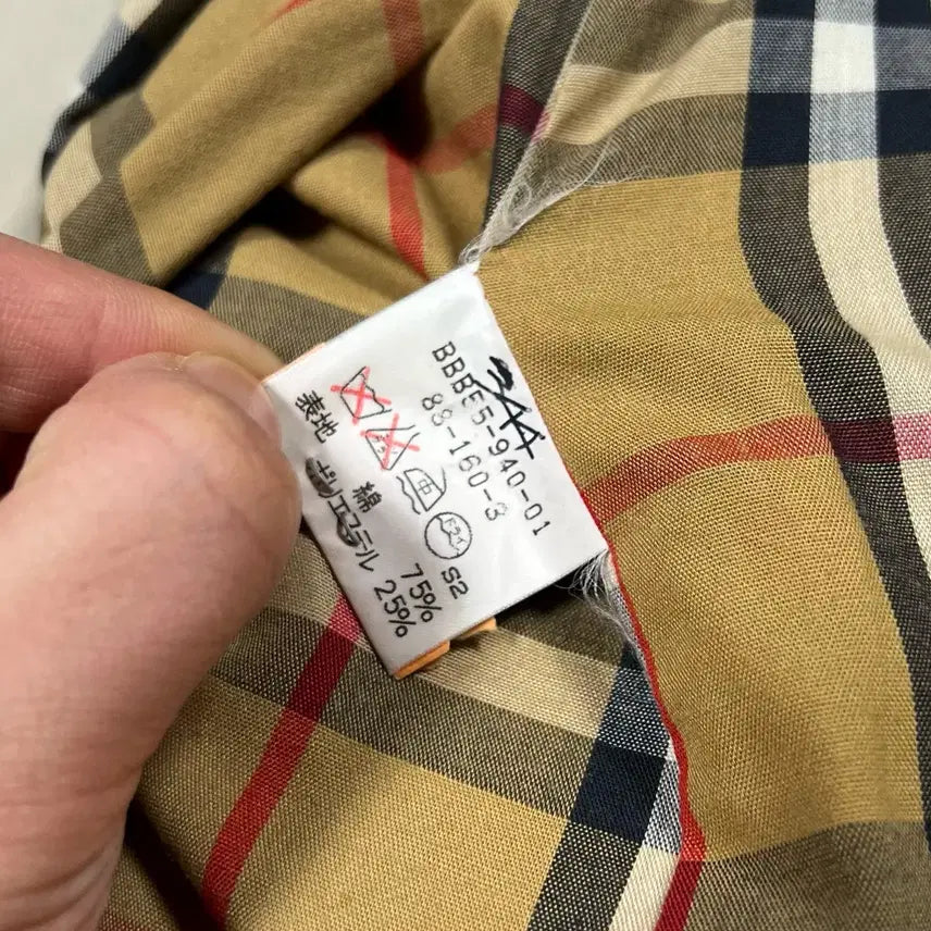 [BUNJANG] Burberry Balmacaan Cotton Coat Jacket / Burberry 버버리 발마칸 코트 자켓