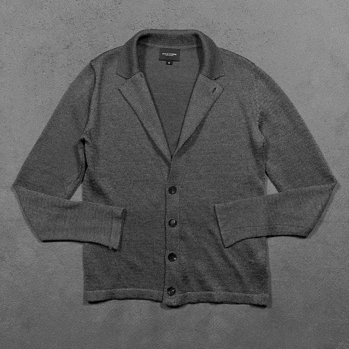 [BUNJANG] Solid Homme Linen Knit Cardigan / Solid Homme 솔리드 옴므 린넨 니트 가디건