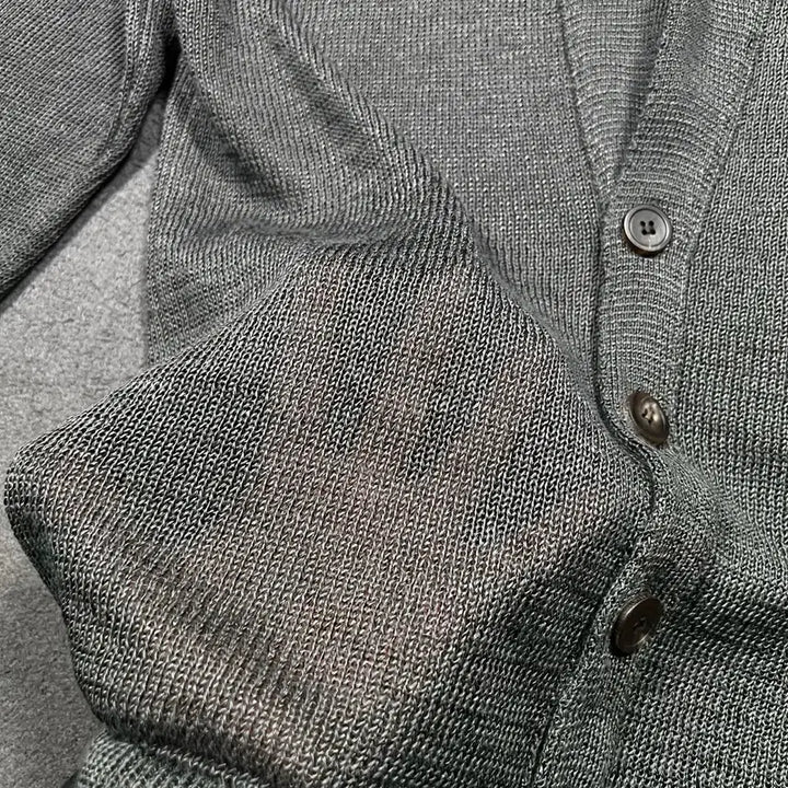 [BUNJANG] Solid Homme Linen Knit Cardigan / Solid Homme 솔리드 옴므 린넨 니트 가디건