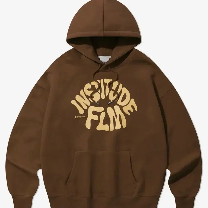 [BUNJANG] Filluminate Graffiti Logo Hoodie - Brown (Size M) / [M] 필루미네이트 오버핏 그래피티 로고 후디-브라운