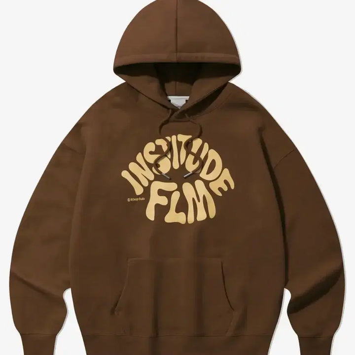 [BUNJANG] Filluminate Graffiti Logo Hoodie - Brown (Size M) / [M] 필루미네이트 오버핏 그래피티 로고 후디-브라운