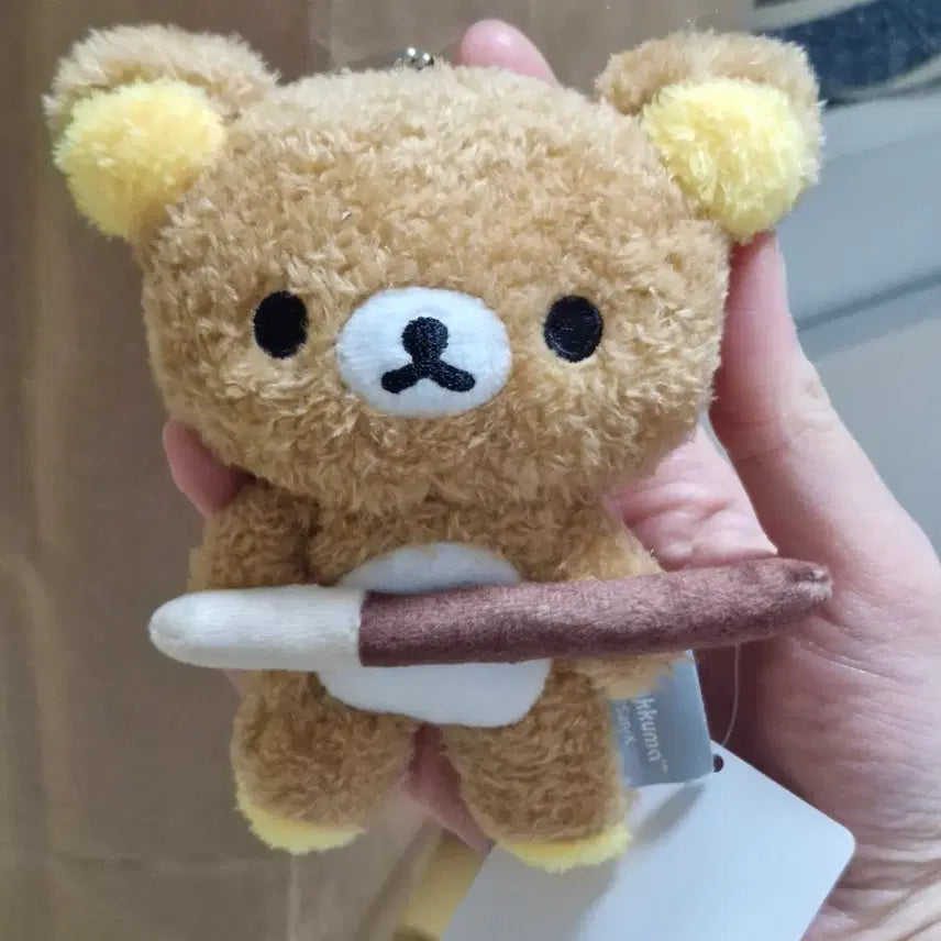 [BUNJANG] Rilakkuma CU Mascot Keyring / 리락쿠마 씨유 인형 키링 마스코트