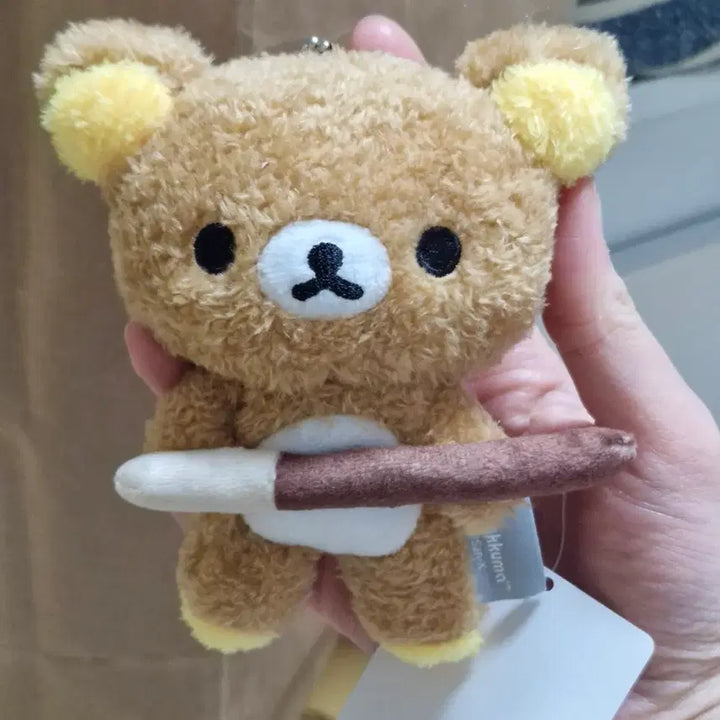 [BUNJANG] Rilakkuma CU Mascot Keyring / 리락쿠마 씨유 인형 키링 마스코트