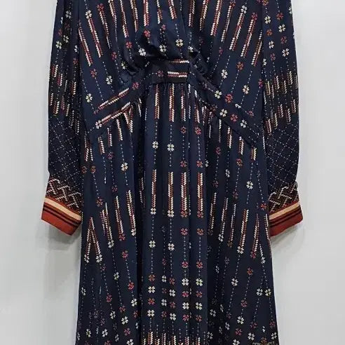 [BUNJANG] Thursday Island Layered Long Dress / 써스데이아일랜드 보더 변형 레이어드 롱 원피스