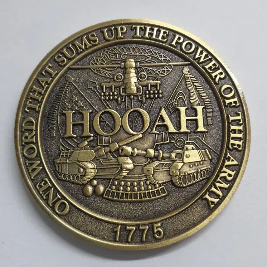 [SOLD OUT] 미육군 HOOAH 기념 코인 부대코인 군대코인 미군코인