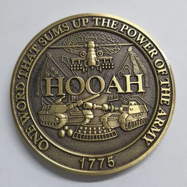 [SOLD OUT] 미육군 HOOAH 기념 코인 부대코인 군대코인 미군코인