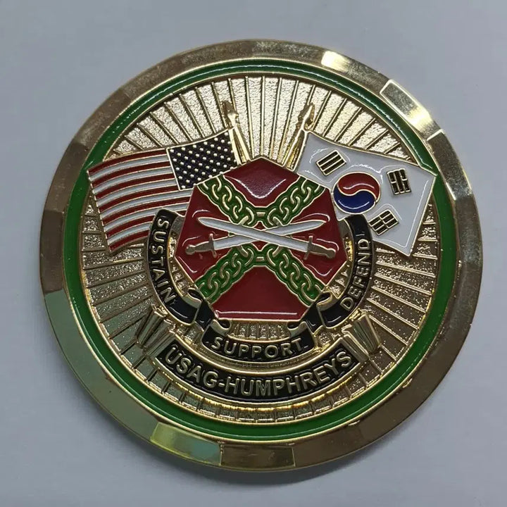 [SOLD OUT] 미육군 평택 험프리스 기지사령부 기념 코인 부대코인 군대코인 미군코인