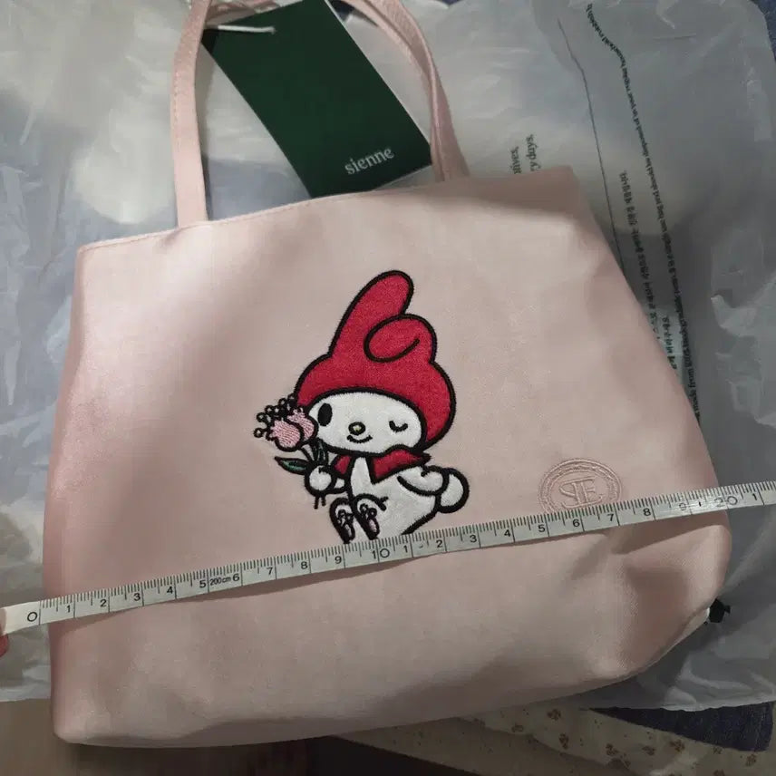 [BUNJANG] Sienne My Melody Pink Tote Bag / sienne 시엔느 마이멜로디 핑크색 토트백 미사용 새제품