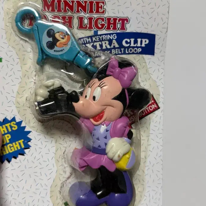[BUNJANG] Disney Minnie Mouse Light Keyring Clip / 디즈니 미니 미니마우스 라이트 키링 클립 새상품