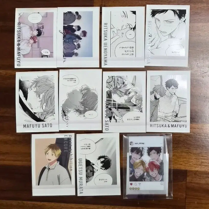 [BUNJANG] Given 1st Exhibition Encore Poucha Clear Photocard Set / 기븐 원화 앵콜 전시회 파샤 클리어 포토카드 기븐전
