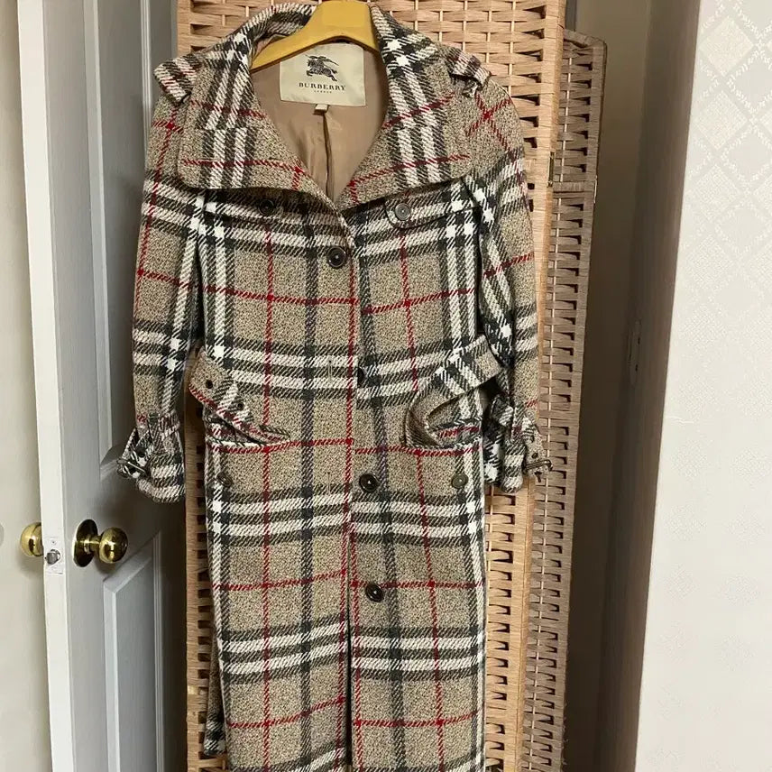 [BUNJANG] Burberry Check Coat / 버버리 체크 코트