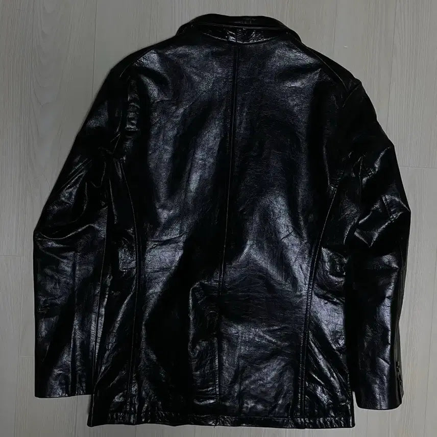 [SOLD OUT] [95] HRON WORKS 레더 블레이저