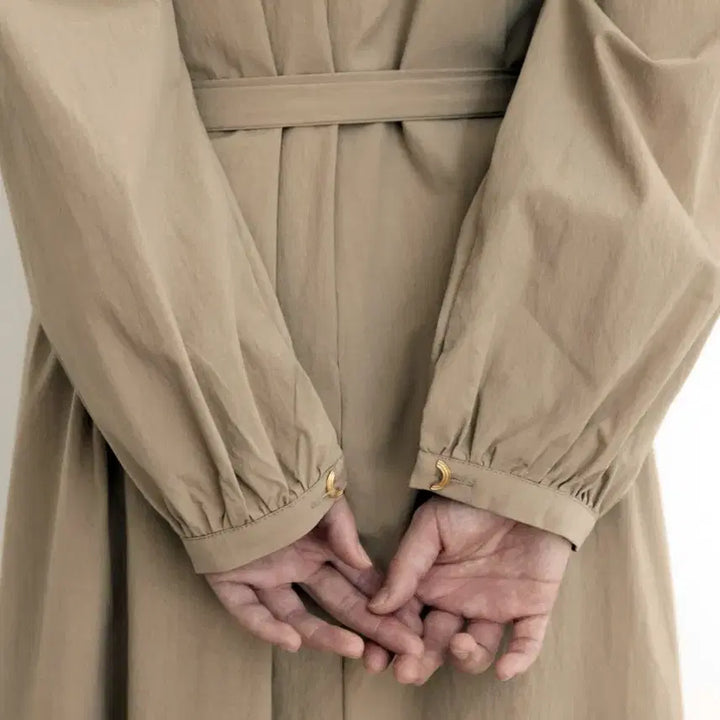 [BUNJANG] B.MUSE Venue Beige Vercro Maxi Dress / 비뮤즈(B.MUSE) 베뉴엣 베이지 벨르크원피스 롱기장 프리사이즈 새상품