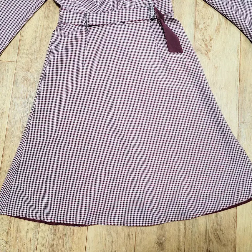 [BUNJANG] It Michaa Belted Checkered Dress 55 / 잇미샤(it michaa) 벨티드 체크원피스 55