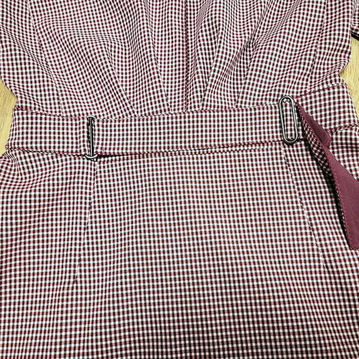 [BUNJANG] It Michaa Belted Checkered Dress 55 / 잇미샤(it michaa) 벨티드 체크원피스 55