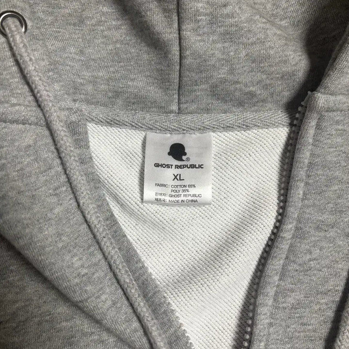 [BUNJANG] GHZ-278 Gray Stitch Detail Hooded Zip-Up Jacket / 절개 스티치 후드집업 GHZ-278_그레이