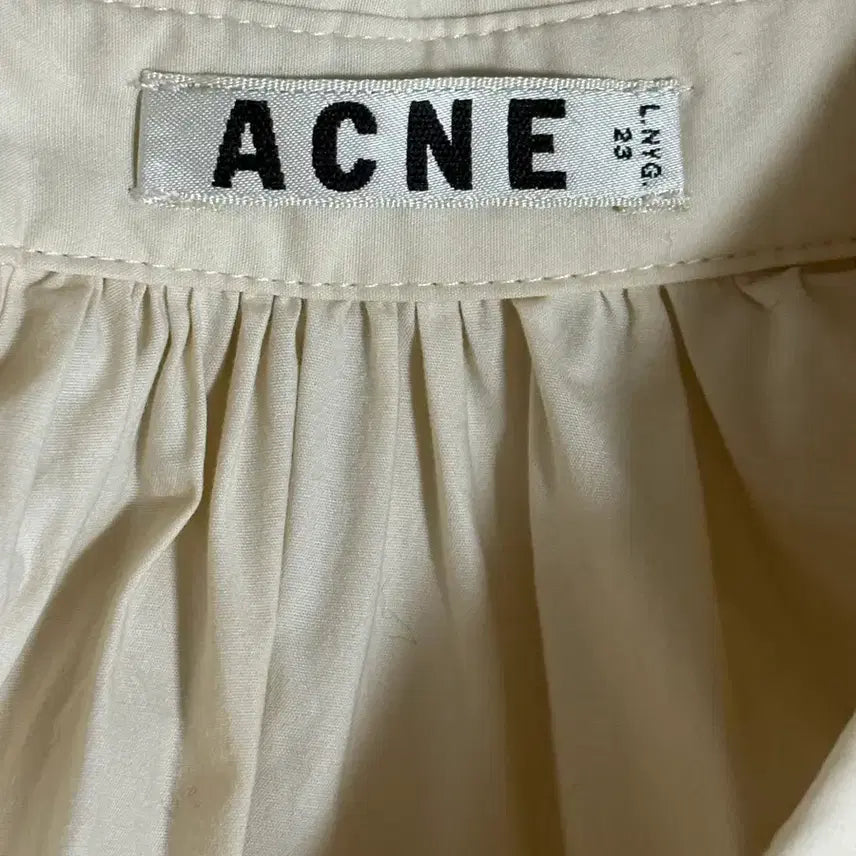 [BUNJANG] Acne Studios Adeline Long Poplin Shirt / (W)[34] 아크네 스튜디오 Adeline 롱 포플린 셔츠