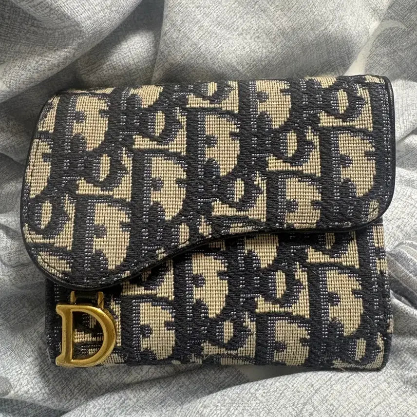 [BUNJANG] Dior Oblique Saddle Bifold Wallet / 디올 오블리크 반지갑