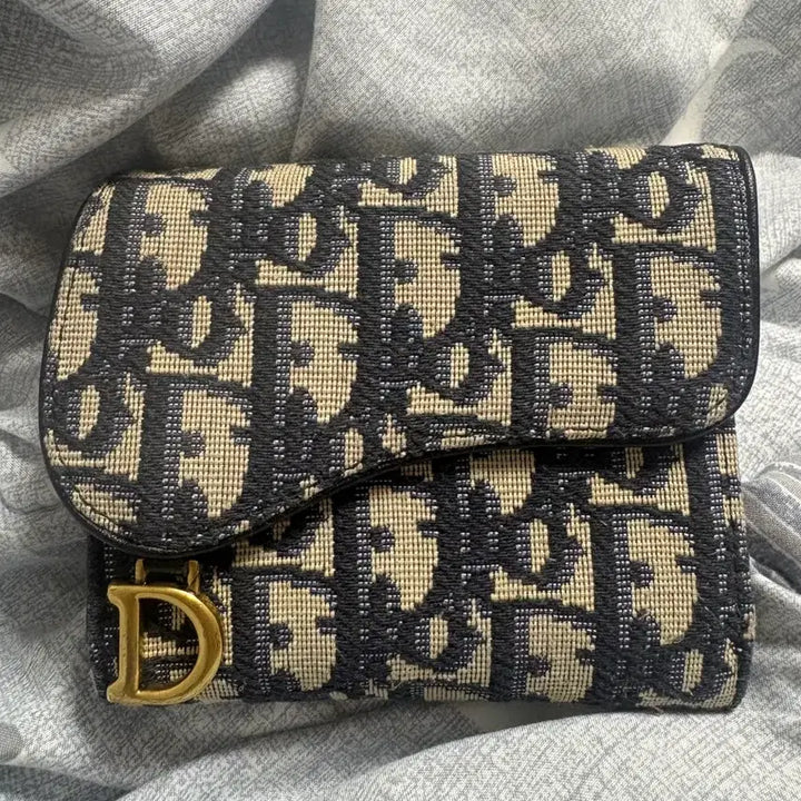 [BUNJANG] Dior Oblique Saddle Bifold Wallet / 디올 오블리크 반지갑
