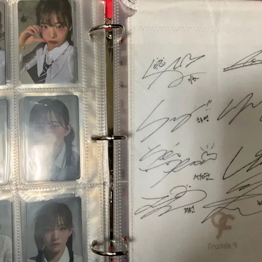 [SOLD OUT] 프로미스나인 친필 사인 응원봉 더스트백