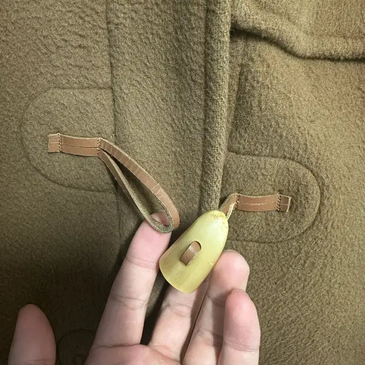 [BUNJANG] Brooks Brothers Duffle Coat Brown Wool Blend / 브룩스 브라더스 더플 코트 브라운