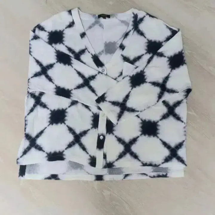 [BUNJANG] Massimo Dutti Tie-Dye Pattern Blouse / 블라우스 마시모두띠 무료배송