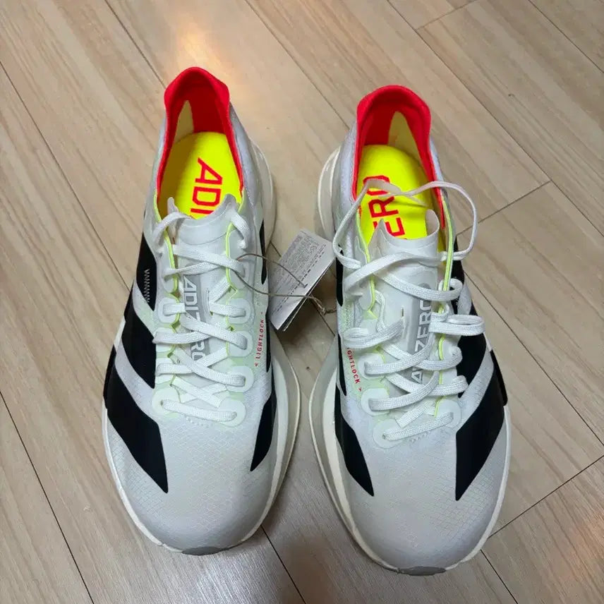 [BUNJANG] Adidas Adizero White Sneakers / 아디다스 아디제로 화이트 운동화