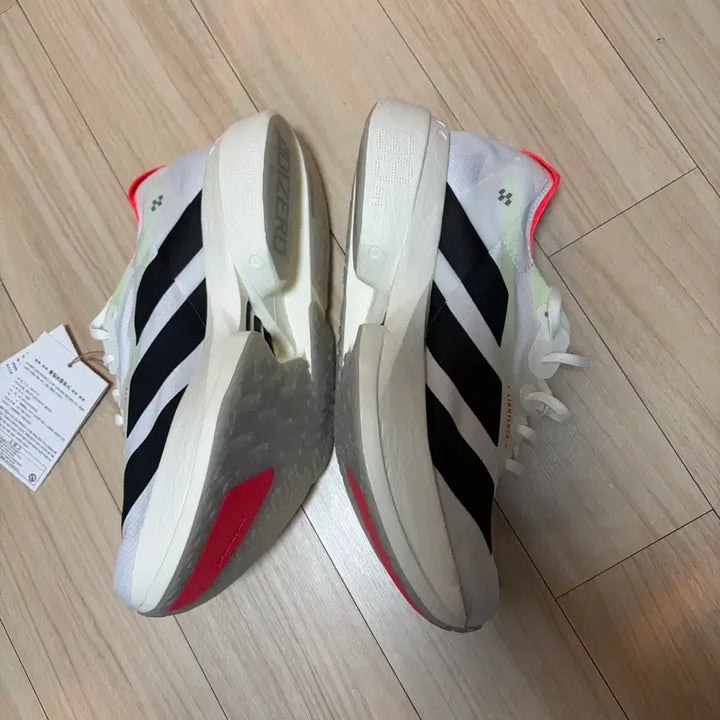 [BUNJANG] Adidas Adizero White Sneakers / 아디다스 아디제로 화이트 운동화