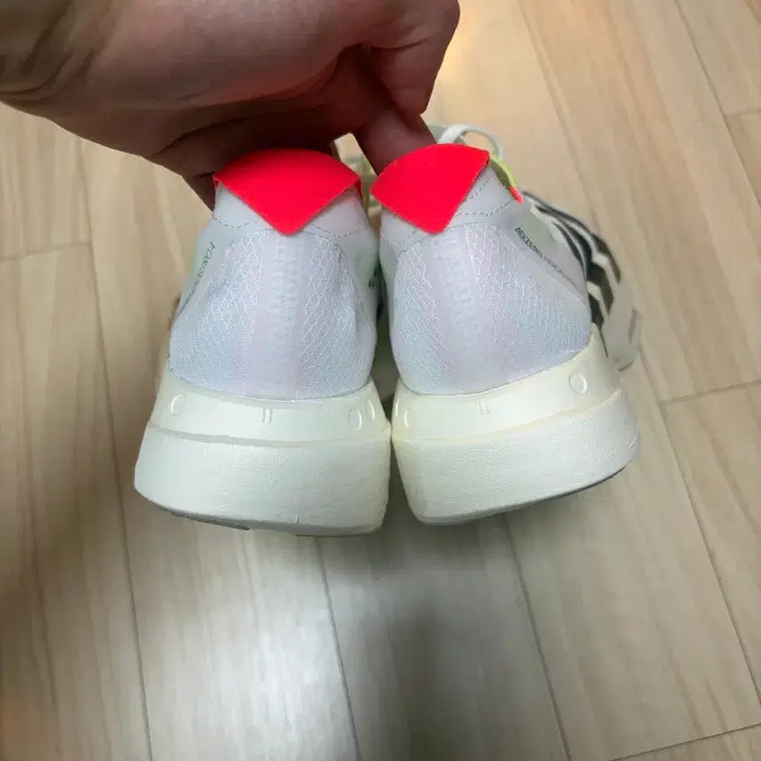 [BUNJANG] Adidas Adizero White Sneakers / 아디다스 아디제로 화이트 운동화