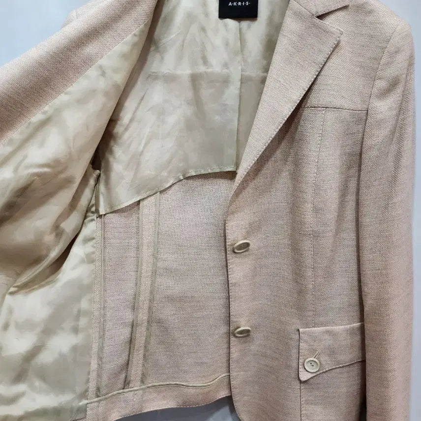 [BUNJANG] Akris Baby Pink Cashmere Jacket / (정품)아크리스 베이비핑크 여성 자켓