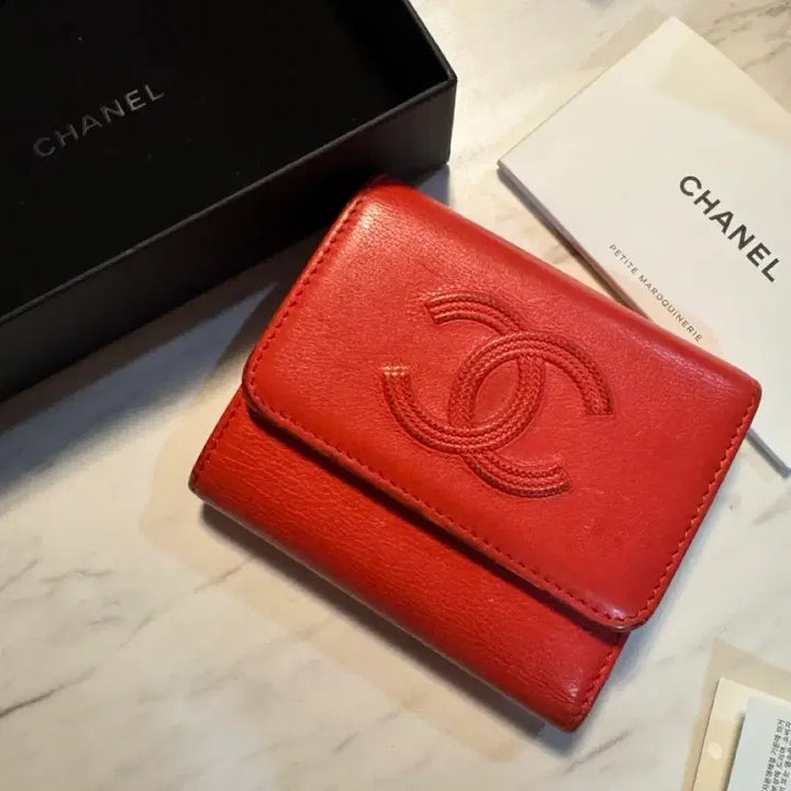 [BUNJANG] Chanel CC Logo Classic Tri-fold Wallet / 샤넬 지갑 cc로고