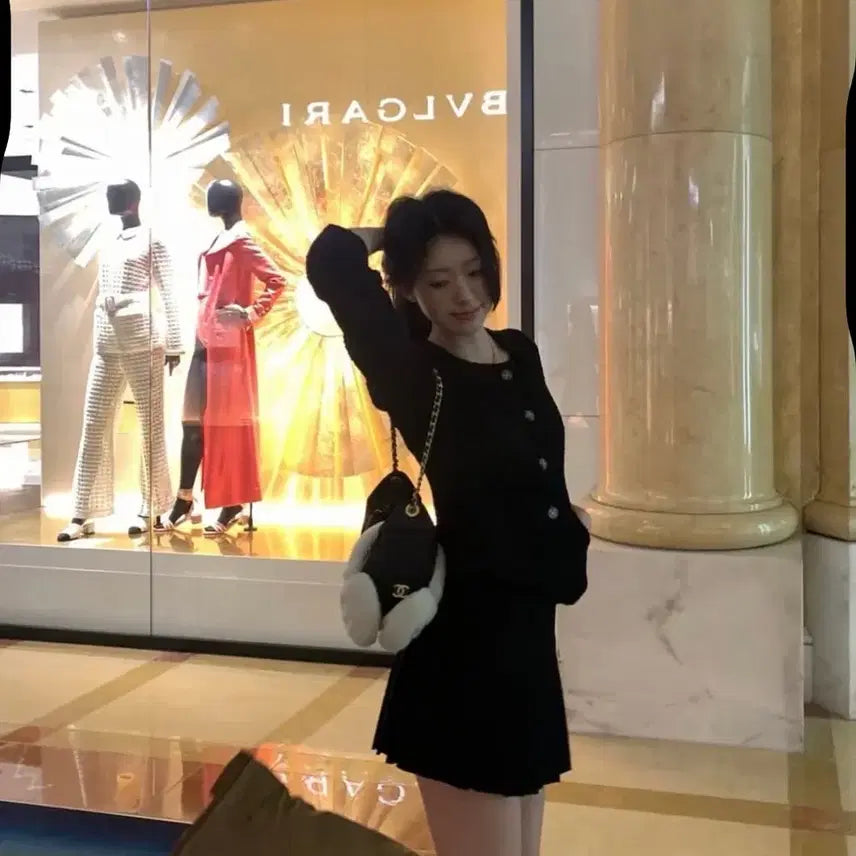 [BUNJANG] LePlain Margaret Skirt Black Mini Skirt / 르플레인 마가렛 스커트 블랙 m (기본기장)
