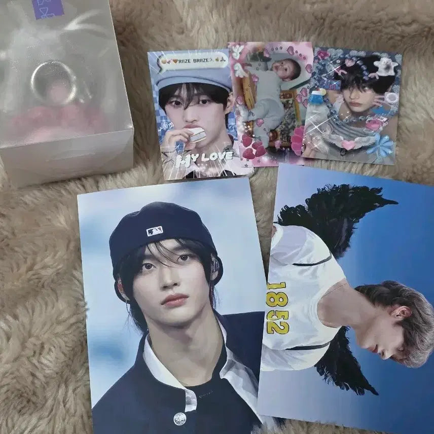 [BUNJANG] RIIZE Wonbin Birthday MD Bundle Set / 라이즈 원빈 생일 엠디 md 케이크 키링 + 집사님 생카 럭드 일괄 세트