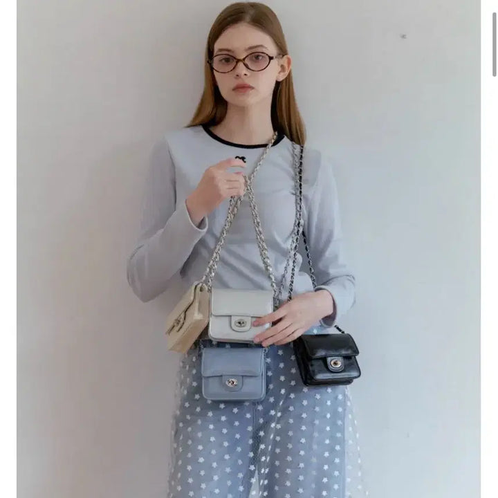 [BUNJANG] Anothetic ANC Classic Mini Bag Chain Crossbody Silver / 아노에틱 ANC 클래식 미니백 체인 크로스백 실버