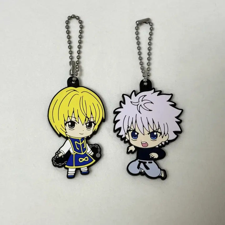 [BUNJANG] Hunter x Hunter Kurapika &amp; Killua Rubber Strap Bundle Set / 헌터헌터 러버스트랩 크라피카 키르아