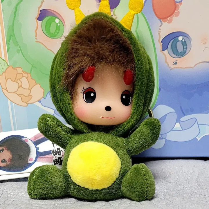[SOLD OUT] TuTuLong패브릭 더블 숄더 인형+몬치치 키링인형 (새상품)