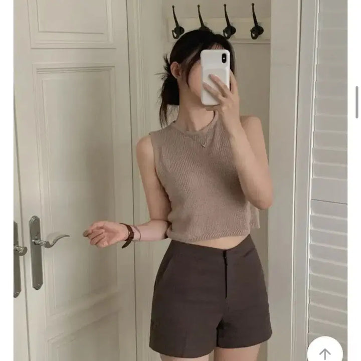 [BUNJANG] Lalaundry Linen 3/4 Length Short Slacks / [라라런드리] 린넨 3부 숏 슬랙스 린넨반바지 M