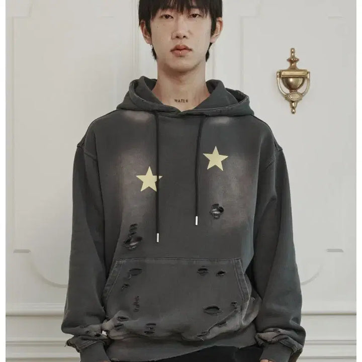 [BUNJANG] The Vinyl House Star Hoodie Black / [m] 더바이닐하우스 스타 후드티 후디 블랙